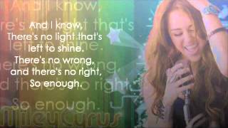Miley Cyrus - Giving you up (lyrics)
