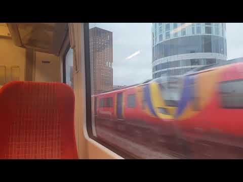 South Western Railway: Class 444 023 Clapham Junction-London Waterloo towards London Waterloo