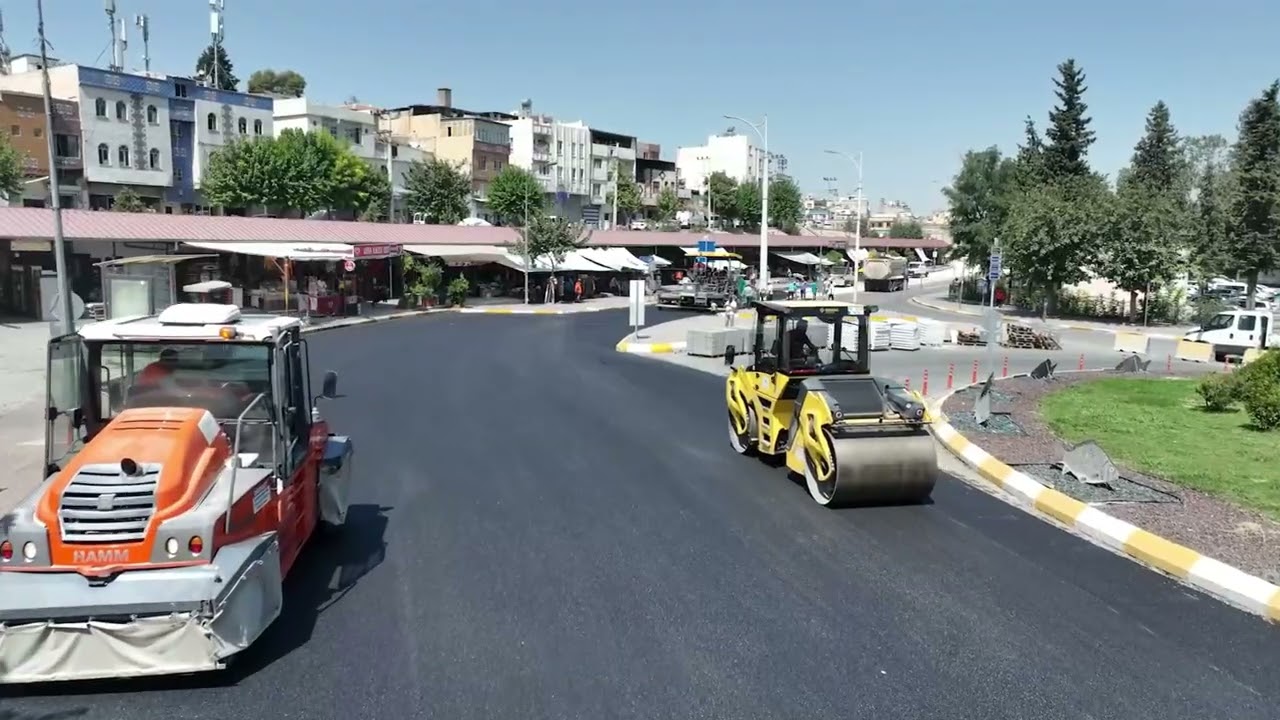 HALEPLİBAHÇE CADDESİ YENİLENİYOR