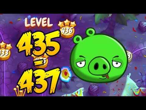 UNLOCK LEVEL 435-437 | ANGRY BIRDS 2 (HARD LEVEL) - MAP Pig City Ham Francisco