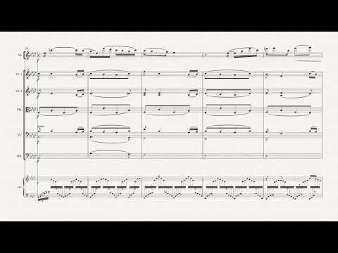 Arnold Schönberg - Notturno for Harp and Strings (Score)