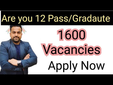 Are you 12 pass ? || 1600 Vacancies Out || Apply now @CareerSuccessJammu