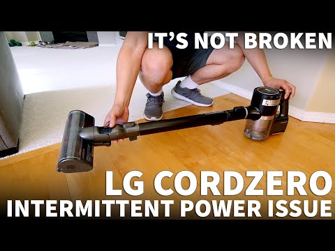 LG CordZero Vacuum Keeps Turning Off - LG A9 CordZero Vacuum Intermittent Power Issues