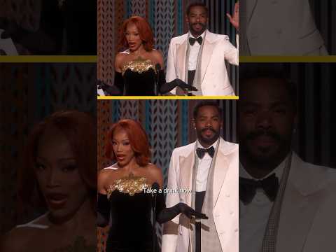 “Then this whole room would be lit!” 🥂 #ColmanDomingo #KekePalmer #SAGAwards #Shorts