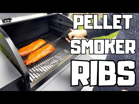 Beginner Pellet Smoker RIBS - First Time I Use a Pellet Smoker - EASY RECIPE