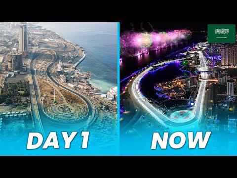 How the Saudi Arabia F1 Track was Built