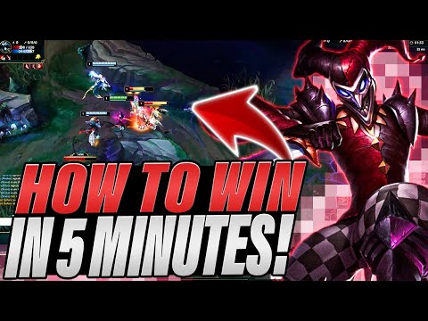 HOW TO WIN GAMES IN 5 MINUTES WITH SHACO!