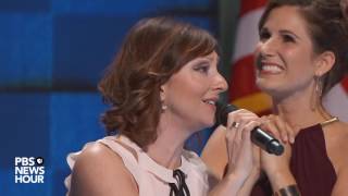 Broadway stars perform &#39;What the World Needs Now Is Love&#39; at 2016 Democratic National Convention