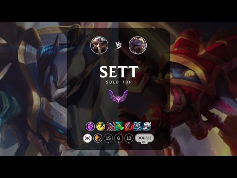 Sett Top vs Poppy - KR Master Patch 13.18