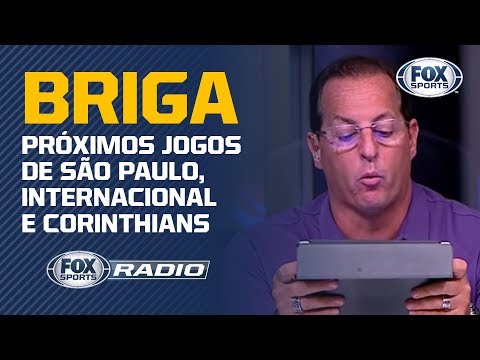 BRIGA PELA LIBERTADORES! Próximos jogos de São Paulo, Internacional e Corinthians