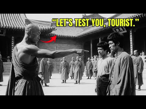He Had NO IDEA It Was Bruce Lee — The Shaolin Monk Picked an Unknown Visitor at the Temple