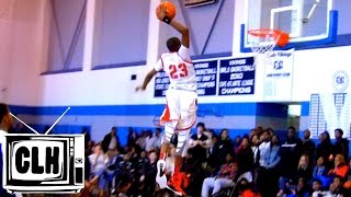8th Grader Scottie Lewis 360 Dunk in Game during 2015 Atlantic City Showcase
