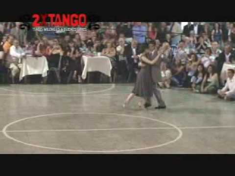  Dante Sanchez  and  Inés Muzzopappa  are  dancing  to  the  tango  "  Que Te Importe Que Te Llore  "