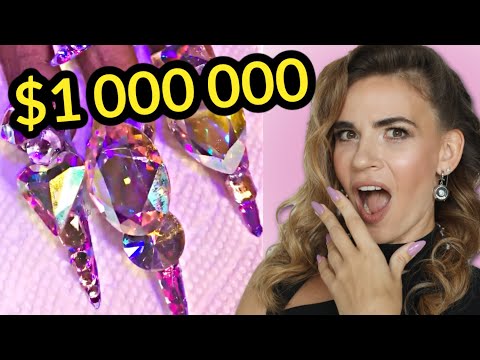 $1,000,000 Nails Recreated for $10 (Nail Salon vs At Home)