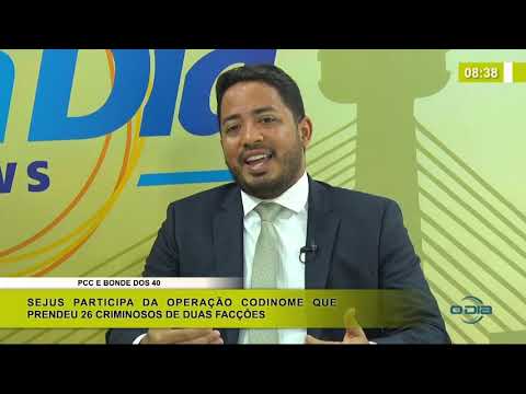 BOM DIA NEWS 15 01 2020  Carlos Edilson (Sec. de Justiça-PI) - Operacão Codinome