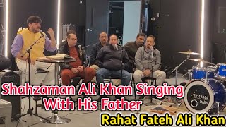 He Sounds Like  NFAK ❣️ | Shah Zaman Ali khan Singing with Rahat Fateh Ali Khan at USA | Kinna Sona
