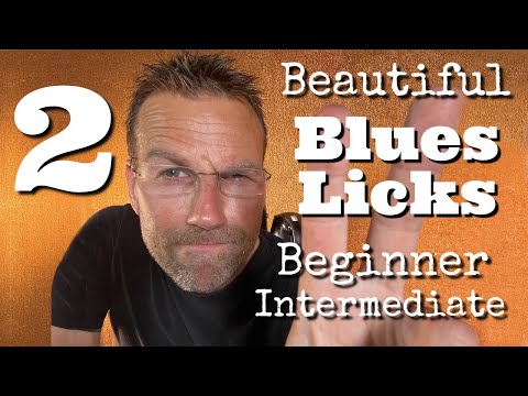 2 Beautiful blues Licks for Beginners and Intermediate