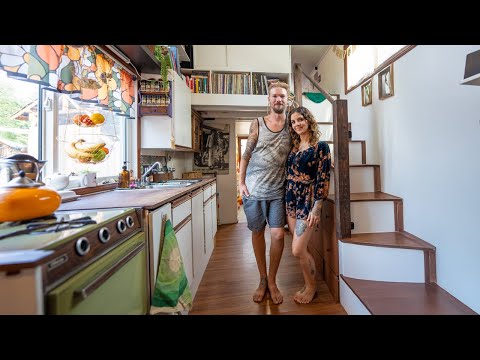 We took our down payment & built a Tiny Home for our family to live without a mortgage 
