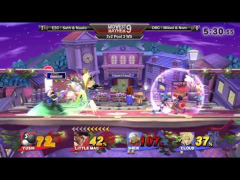 Midwest Mayhem 9 Doubles WINNERS SEMIS (POOLS 3) - Seth & Naoto vs. Nom & Miloni