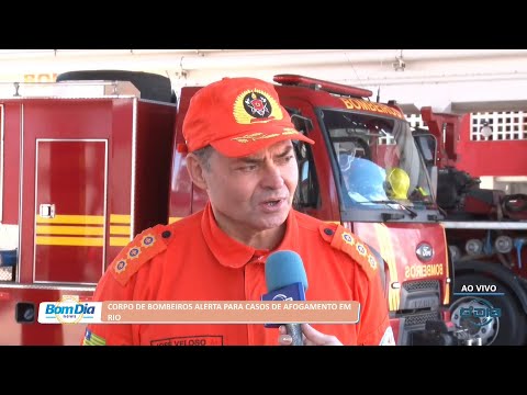 Corpo de Bombeiros faz alerta para casos de afogamento em rio 05 09 2022