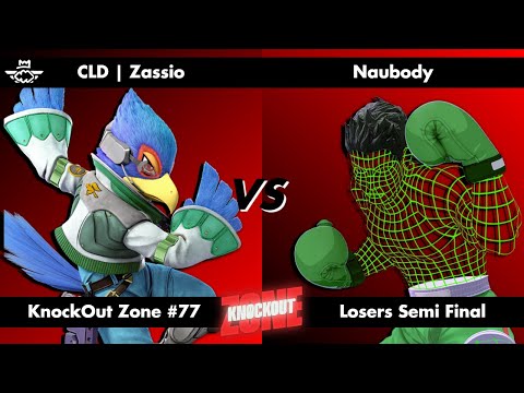 KnockOut Zone #77 - SSBU Losers Semi Final - Zassio (Falco) vs Naubody (Little Mac)