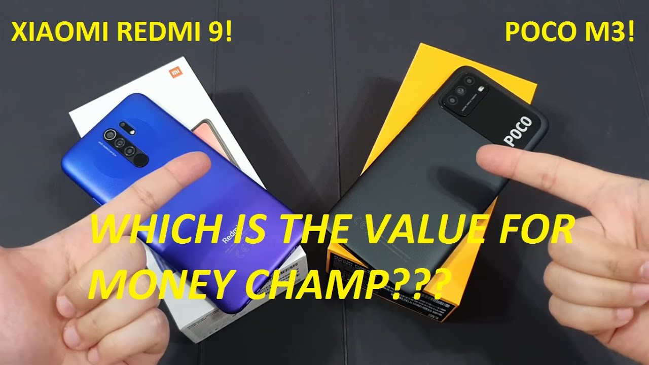 Poco M3 and Xiaomi Redmi 9 Comparison. Which One Is The Value For Money Champ?
