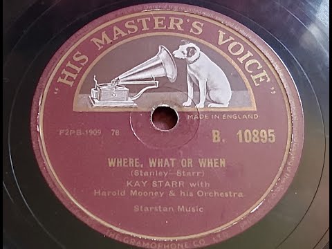 Where Or When - Kay Starr