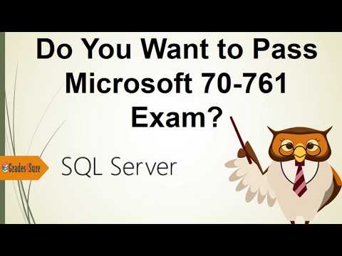 Microsoft 70-761 Questions and Answers Practice Test