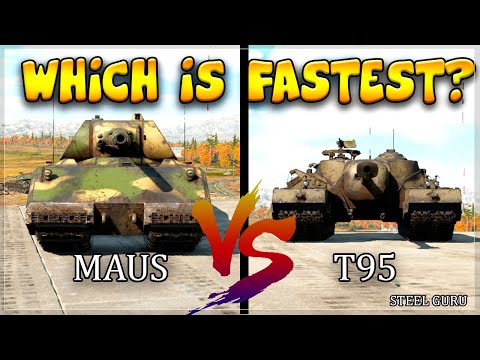 MAUS VS T95 - WHICH IS FASTEST? (War Thunder)