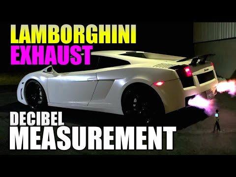 Lamborghini Exhaust Decibel Measurement