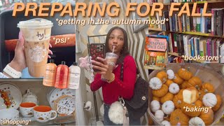 PREPARING FOR FALL: PSL’S, BOOKSTORE, BAKING, SHOPPING