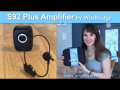 English with Jennifer’s Review of the S92 Plus Amplifier by WinBridge