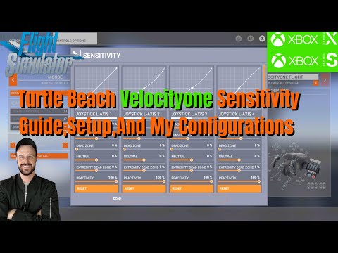 MSFS2020- Turtle Beach [Velocityone Sensitivity Guide] And My Configurations On Xbox/Pc!