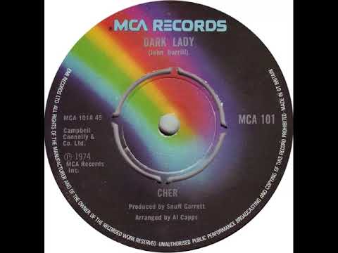 UK New Entry 1974 (33) Cher - Dark Lady