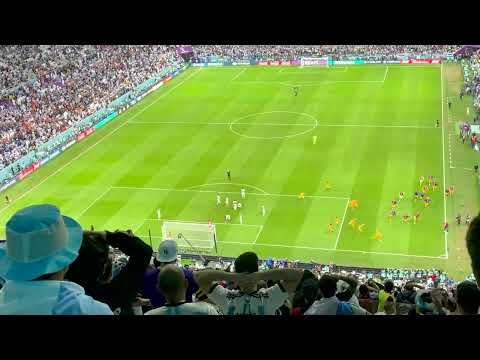 Weghorst 101st Min Equalizer vs Argentina | QF 2 | Reaction from the Stands | Lusail | FIFA WC 2022