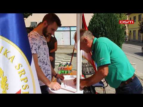 POTPISIVANJE PETICIJE U ROGATICI, prilog OSM TV, 28.07.2021.