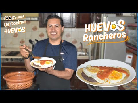 🌶️ ¡Huevos Rancheros Caseros! Aprende la Receta Clásica, receta 10 #100formasdecocinarhuevos