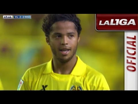 Gol de Giovani dos Santos (2-2) en el Villarreal CF - Real Madrid - HD