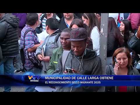 Municipalidad de Calle Larga obtiene el reconocimiento sello migrante 2025