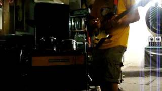 Bobby DeVito demo George Scholz combo amp and Tom Anderson made 1981 Schecter Strat