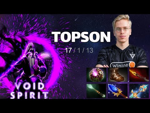 TOPSON VOID SPIRIT GAMEPLAY .HIGHLIGHTS AND ANALYSIS FOR BEGINNERS