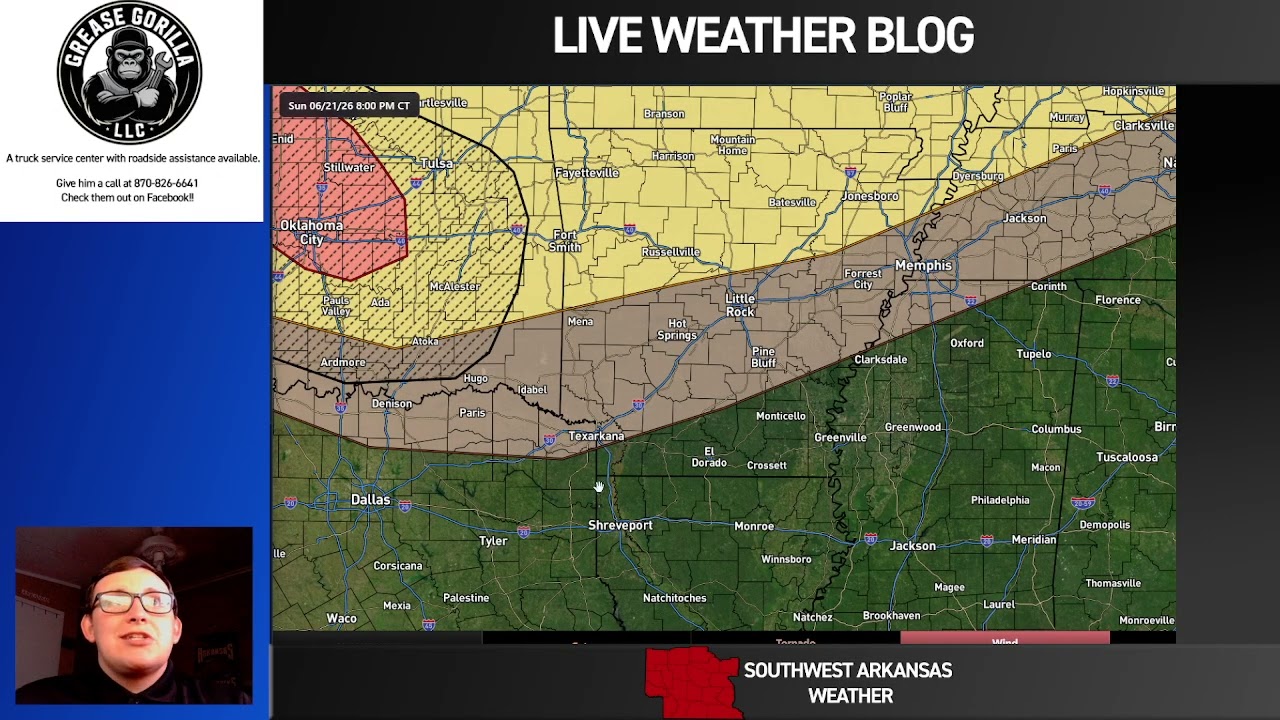 Sunday Evening Weather Blog (June 21, 2026) | Strong Storms & Heavy Rainfall Still Possible