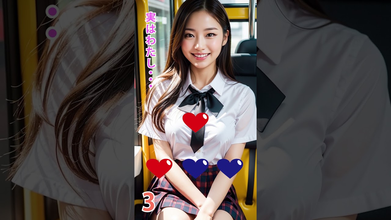 school girl【Aiスクールバス】ピタ止めチャレンジ！ #これがこう #Aiコスプレ #shorts