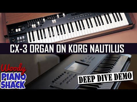 KORG NAUTILUS KRONOS CX3 - The Best Hammond Organ (on a synth)