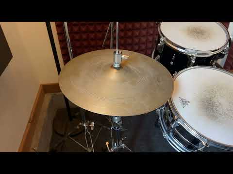 Used Zildjian 60's New Beat 14" Hi Hats T-912g B-1322g w/ video demo of actual cymbal for sale image 6