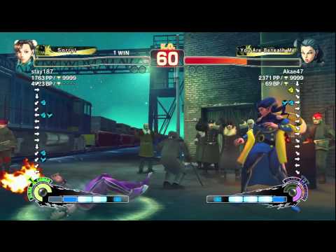 stay187 vs Akae47 (Chun Li vs Rose)