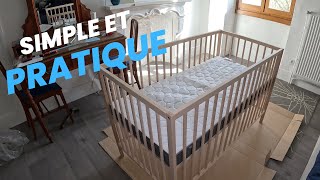 Assembler un lit de bébé IKEA SNIGLAR c'est facile.