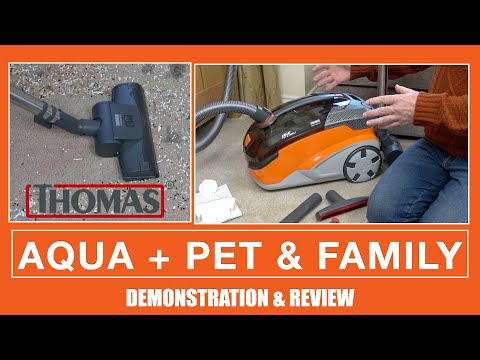 Thomas Aqua + Pet & Family Multifunction Vacuum Cleaner Demonstration