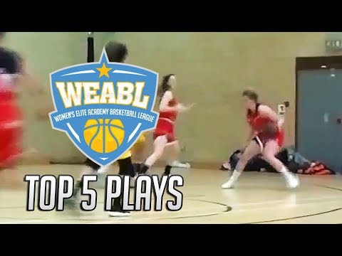 WEABL Top 5 Plays Week 10 - 2017/18 Season