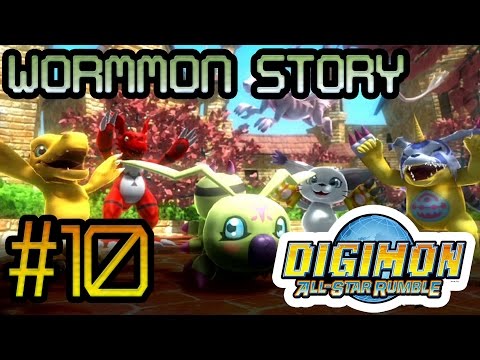 Digimon All-Star Rumble Walkthrough Part 10 - Wormmon Story [PS3]